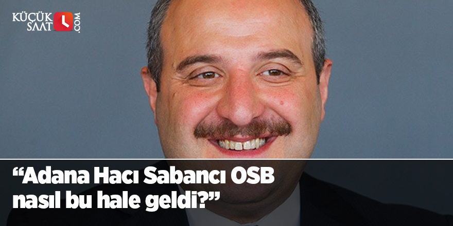 Adana Hacı Sabancı OSB nasıl bu hale geldi?