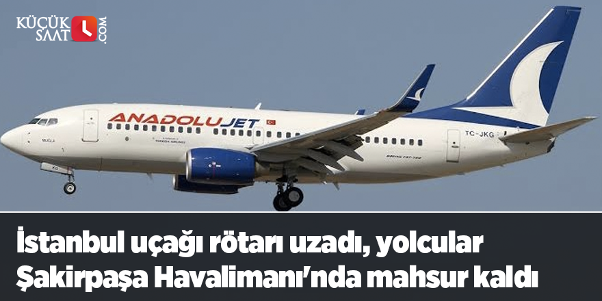 İstanbul uçağı rötarı uzadı, yolcular Şakirpaşa Havalimanı'nda mahsur kaldı