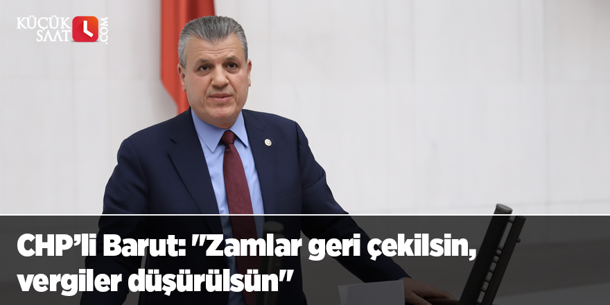 "Zamlar geri çekilsin, vergiler düşürülsün"