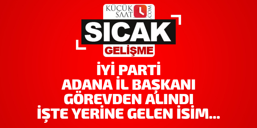 İYİ Parti Adana'da bayrak değişimi