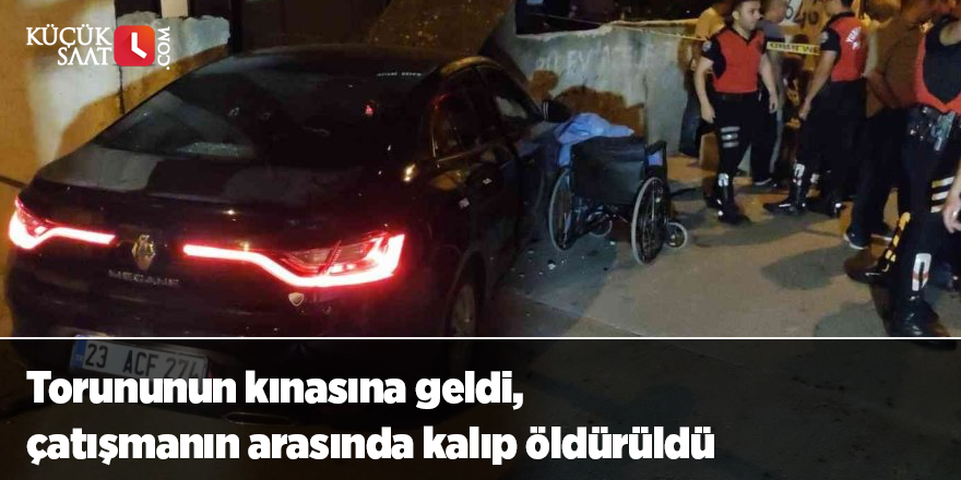 Torununun kınasına geldi, çatışmanın arasında kalıp öldürüldü