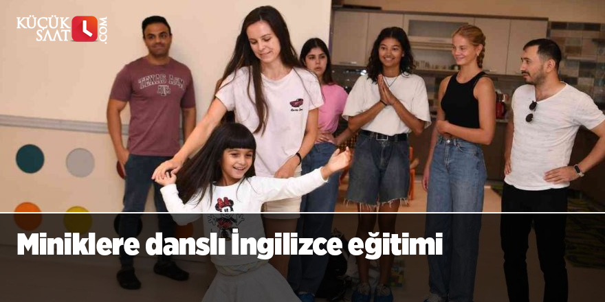 Miniklere danslı İngilizce eğitimi