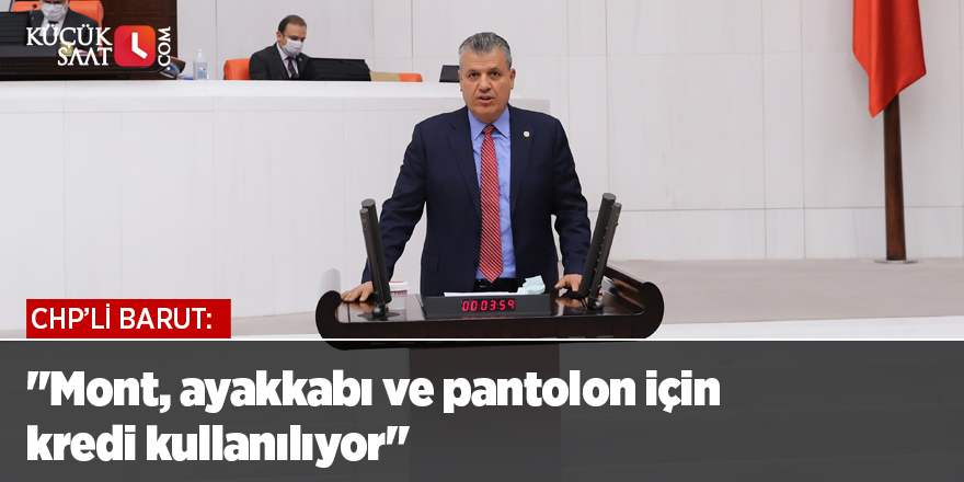 "Mont, ayakkabı ve pantolon için kredi kullanılıyor"