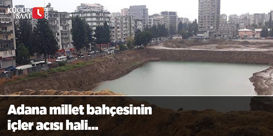 Adana millet bahçesinin içler acısı hali…