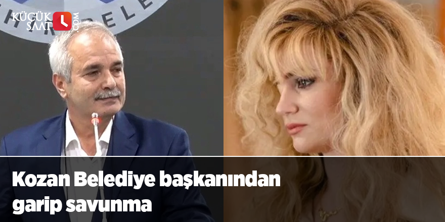 Kozan Belediye başkanından garip savunma