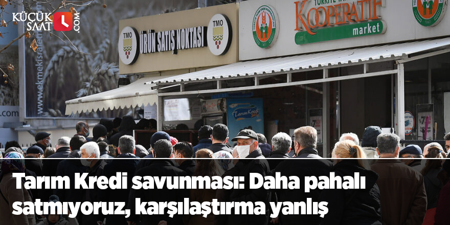 Tarım Kredi savunması: Daha pahalı satmıyoruz, karşılaştırma yanlış