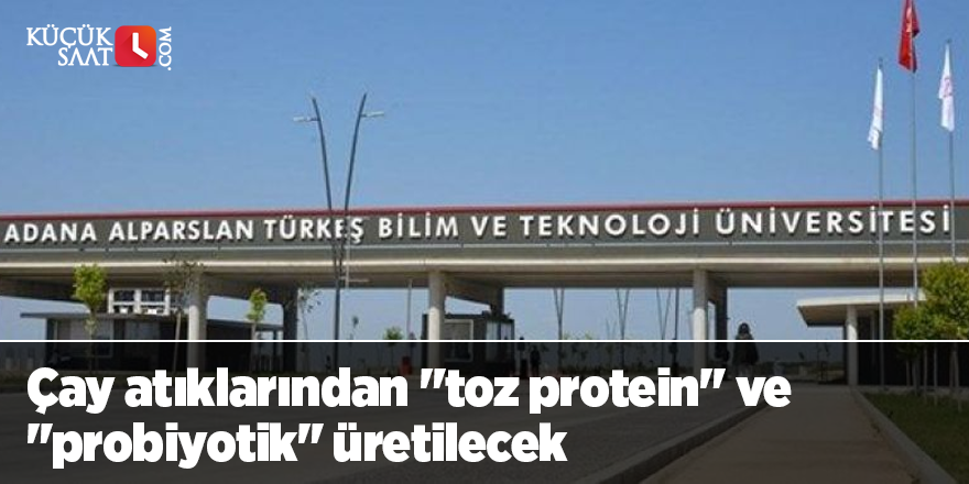 Çay atıklarından "toz protein" ve "probiyotik" üretilecek