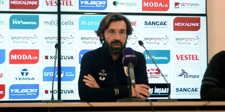 Andrea Pirlo: "Tek negatif durum, maalesef bu maçtan puan çıkaramamamız oldu"