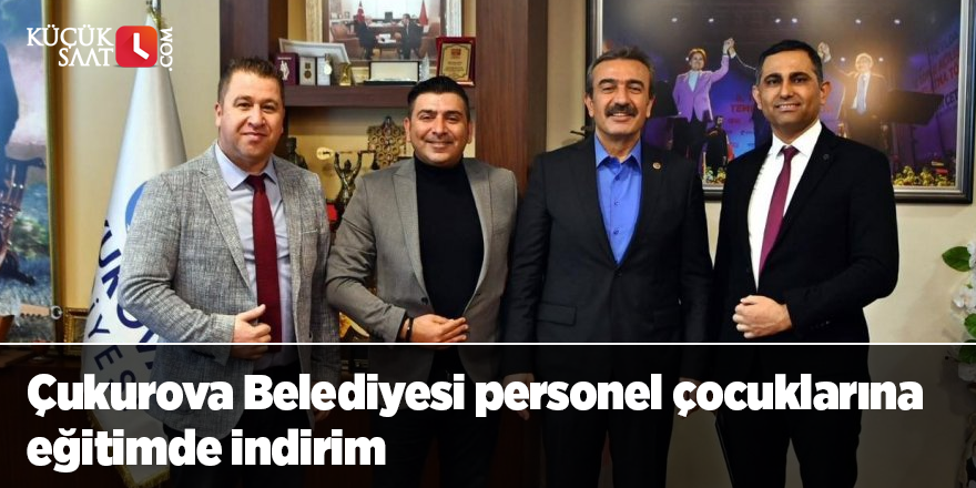 Çukurova Belediyesi personel çocuklarına eğitimde indirim