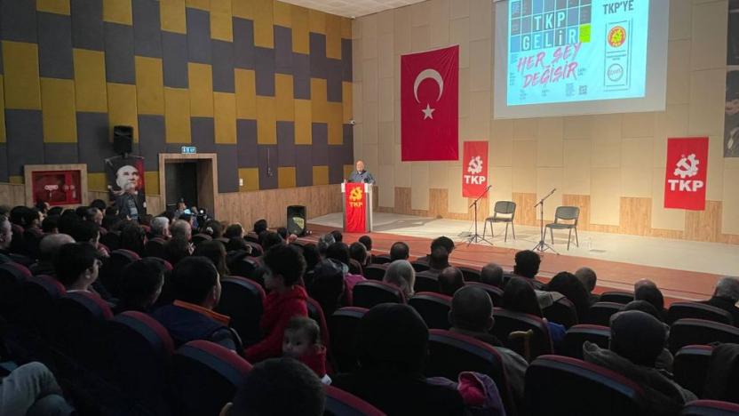 TKP'nin seçim buluşmalarının üçüncüsü Adana'da yapıldı