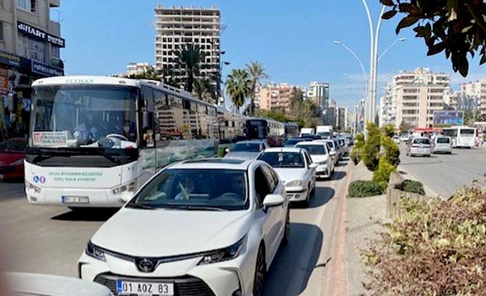 Adana’da taşıt sayısı 745 bin 670’e çıktı