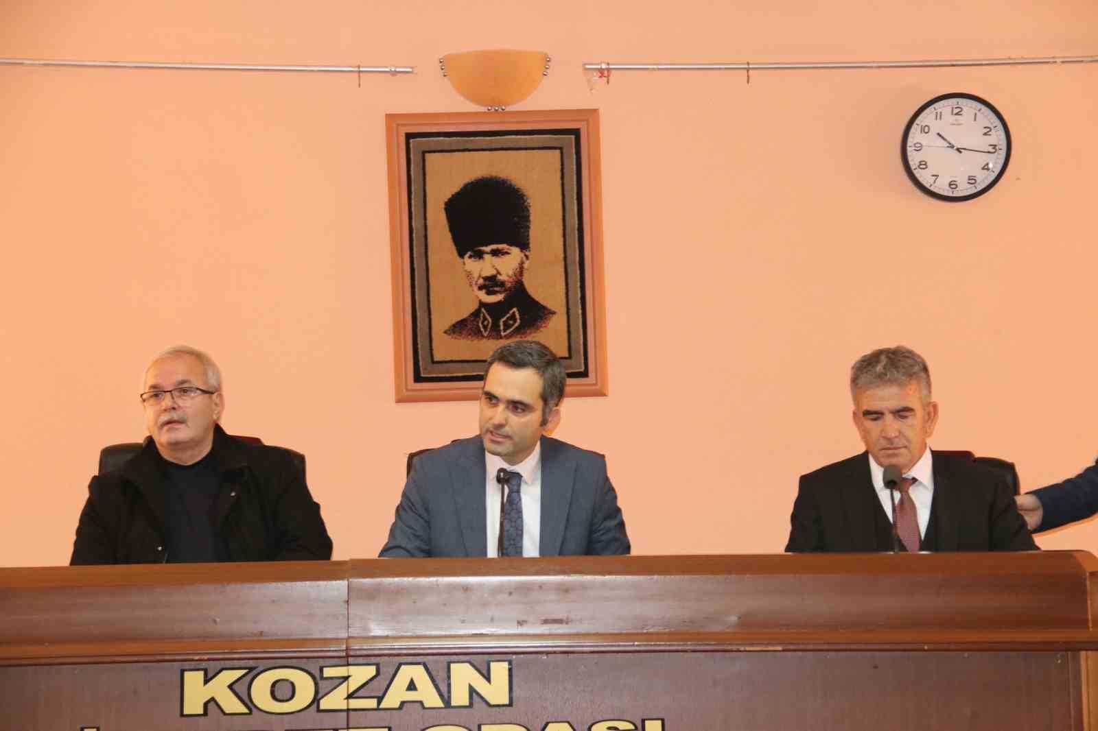 Kaymakam Arslanköylü: “Hepimiz Kozan için çalışıyoruz”