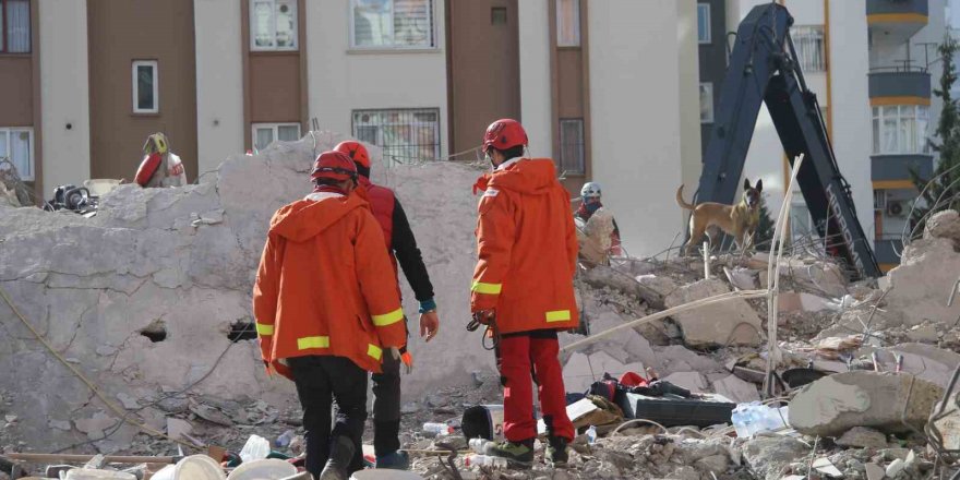 Adana’da arama-kurtarma köpekleri çalışmalara katkı sağlıyor