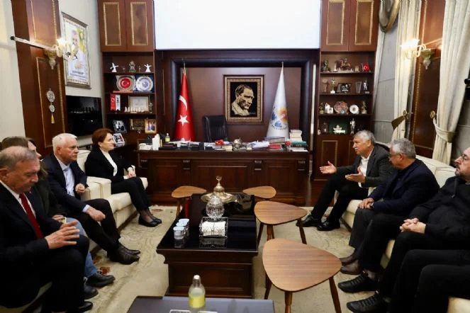 Meral Akşener'den Zeydan Karalar'a ziyaret