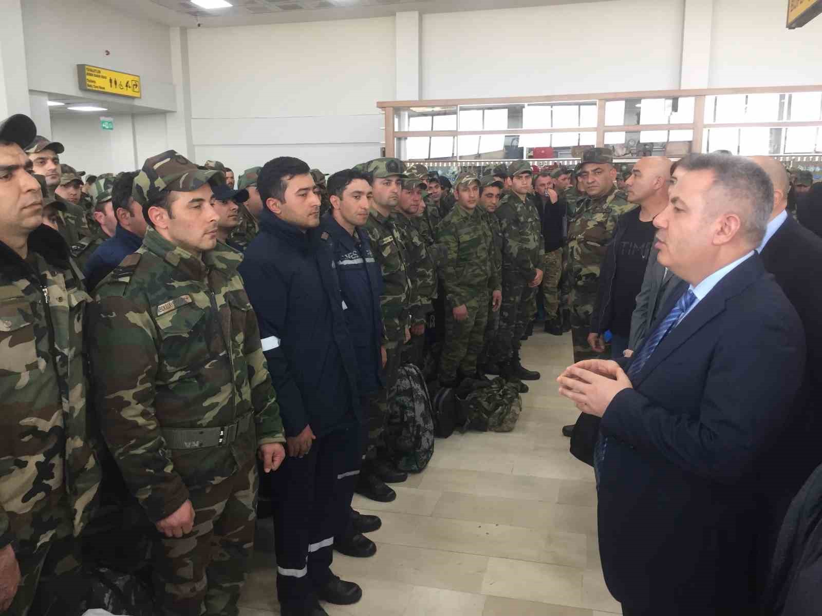 Azerbaycan kurtarma ekibi Adana’dan ülkelerine uğurlandı