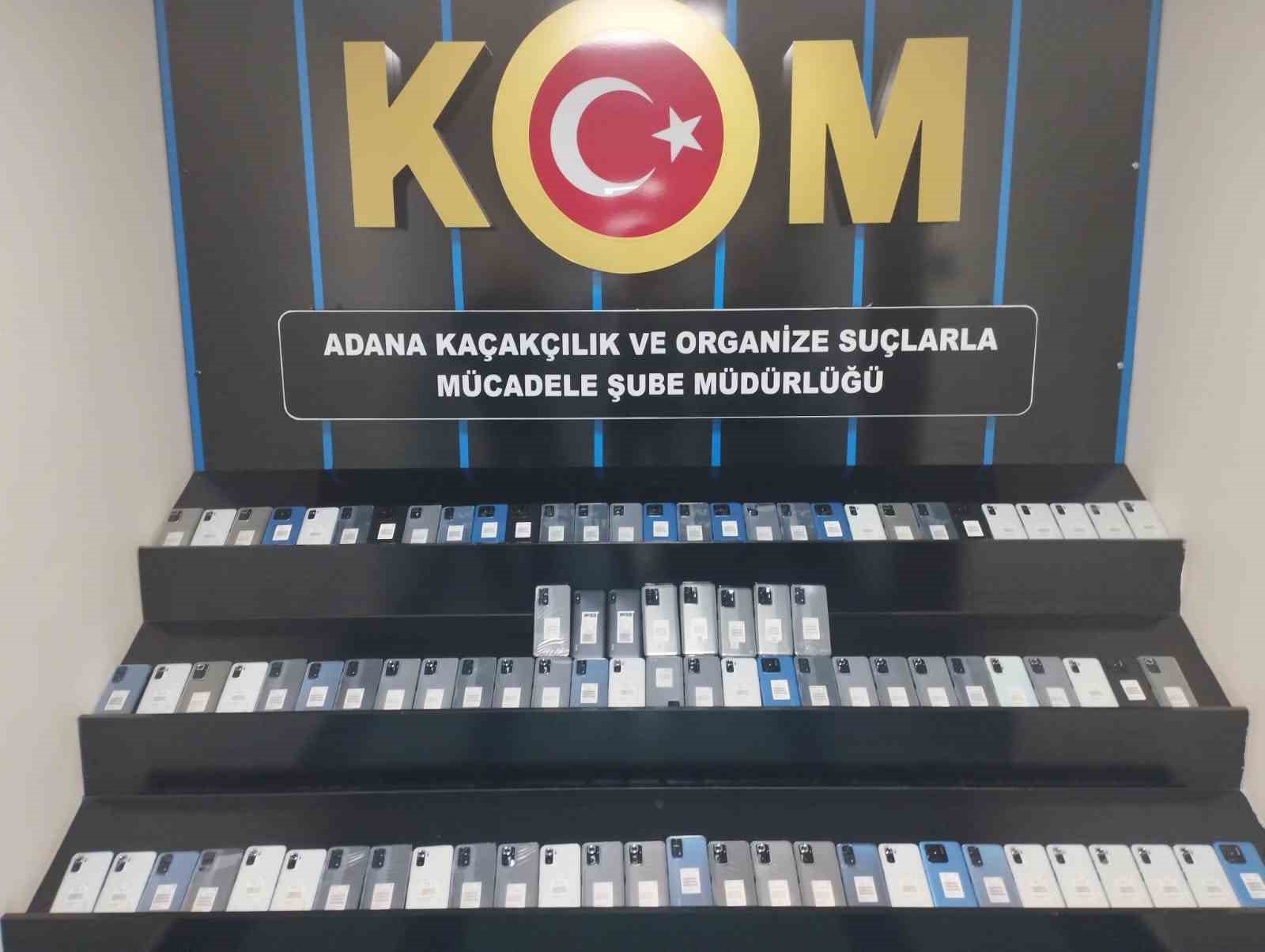 Adana polisinden kaçakçılık operasyonu