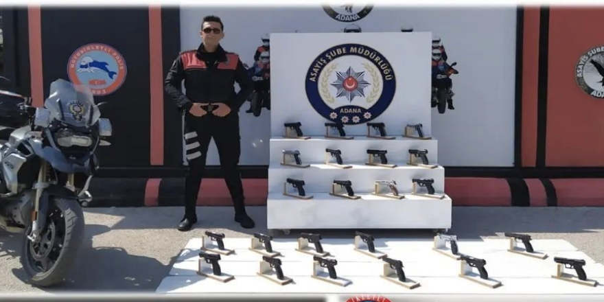 Adana polisinden şok uygulama: 231 şahıs yakalandı 92 silah ele geçirildi