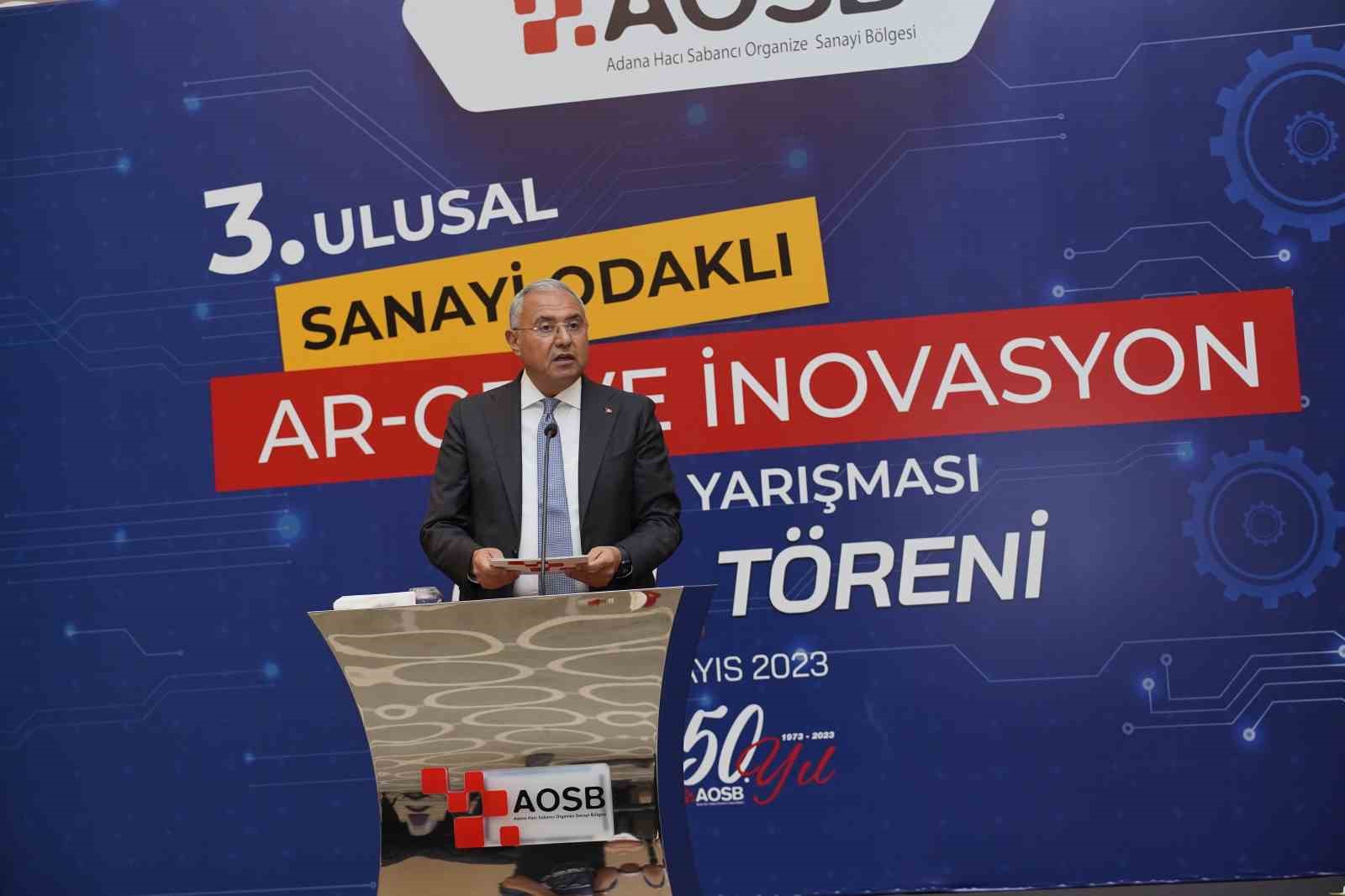 AOSB’de 3.Ulusal Sanayi Odaklı Ar-ge ve İnovasyon proje yarışmasında ödüller verildi