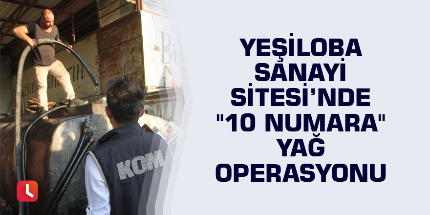 Adana'da "10 numara" yağ operasyonu