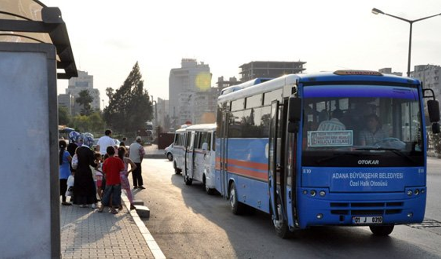 Adana'da şehir içi toplu taşımaya zam: Dolmuş 17 buçuk lira