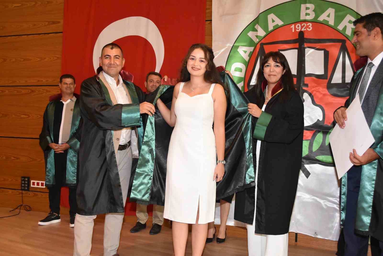 Adana Barosu’nda ruhsat töreni yapıldı