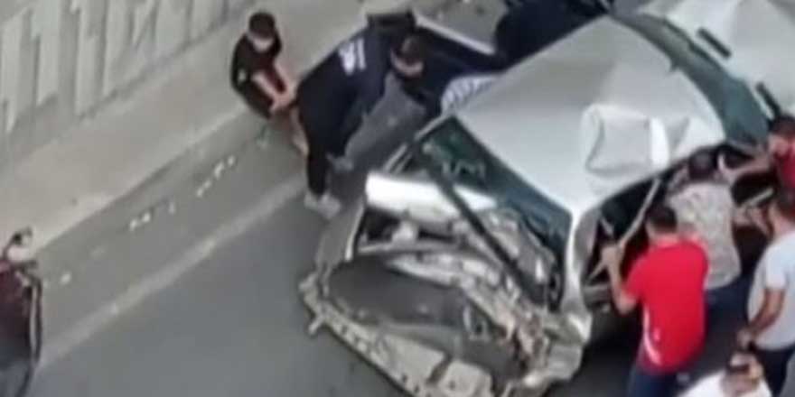 Adana’da zincirleme trafik kazası: 2’si çocuk 3 yaralı