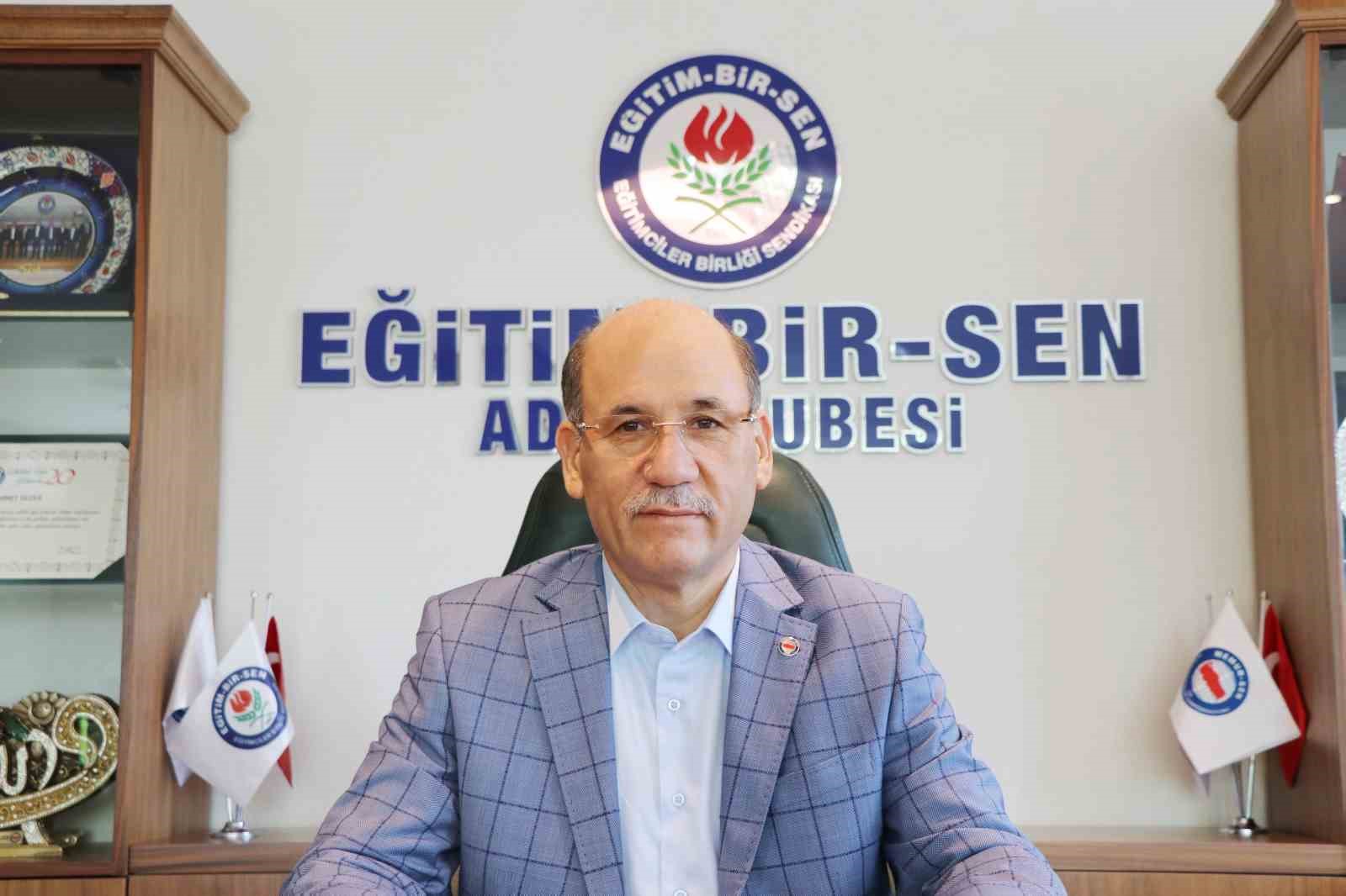 Eğitim-Bir-Sen Adana Şube Başkanı Sezer: “Eğitim sistemindeki dönüşümün temellerinin atıldığı yıl olsun”