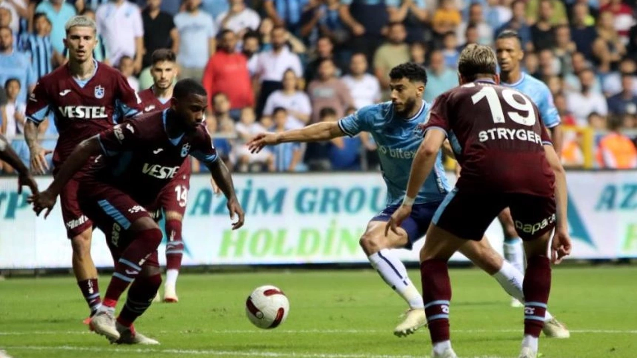 Adana Demirspor, tek gollle Trabzonspor'u devirdi