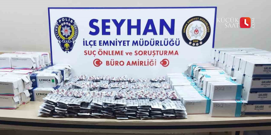 Adana'da torbacı evine baskın: 20 bin 636 hap ele geçirildi