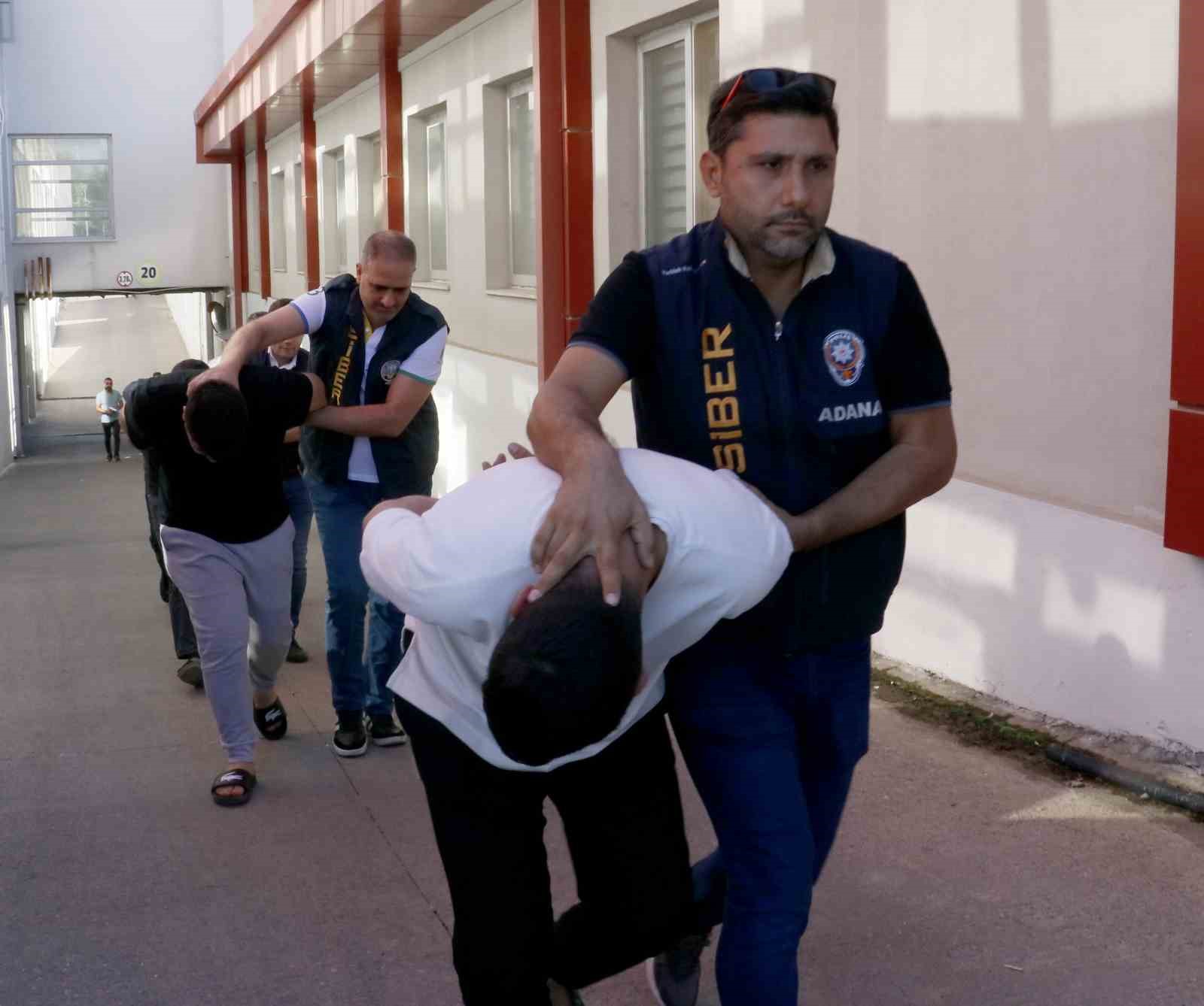 Adana’da “Sazan sarmalı” yöntemiyle 1 milyon 765 bin TL’lik vurguna 6 tutuklama