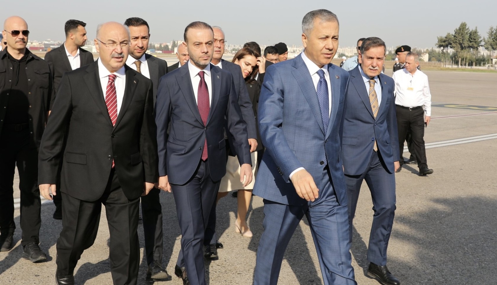 Bakan Yerlikaya toplantı için Adana'da