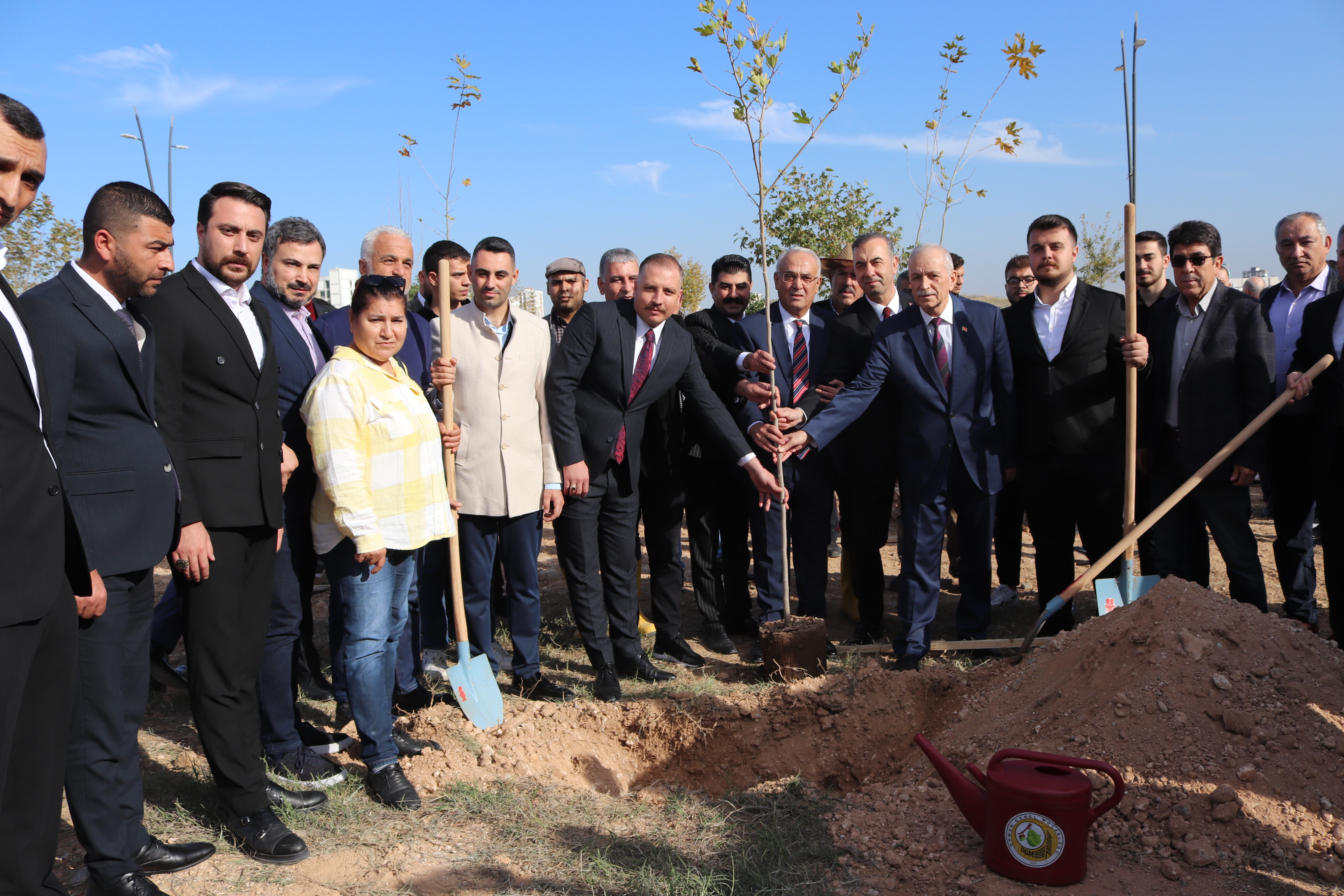 Adana’da Türkeş anısına 106 fidan…