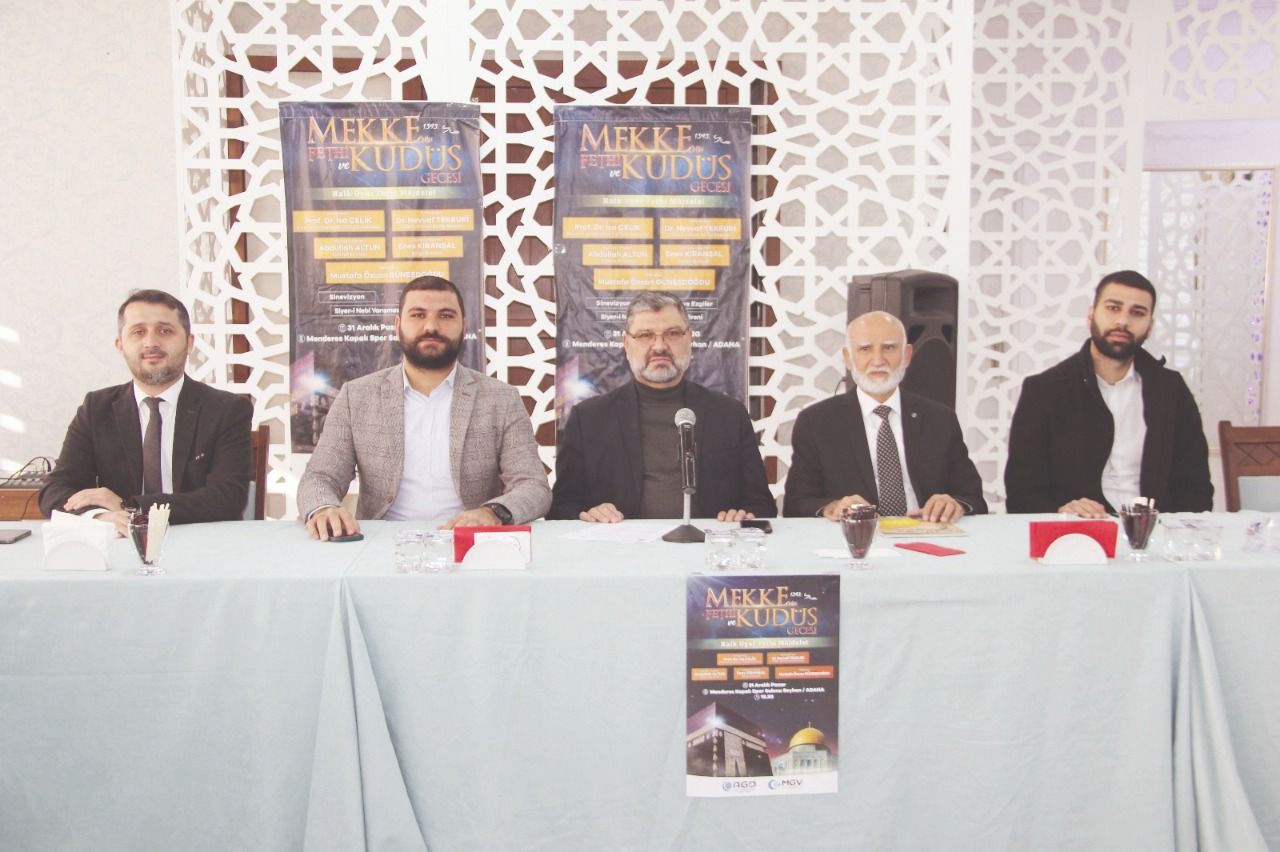 Adana’da Mekke'nin Fethi ve Kudüs Gecesi Programı'na davet