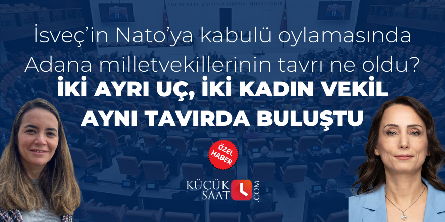 İsveç’in Nato’ya kabulü oylamasında Adana milletvekillerinin tavrı ne oldu? İki ayrı uç, iki kadın vekil aynı tavırda buluştu