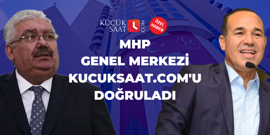 MHP Genel Merkezi Kucuksaat.com'u doğruladı