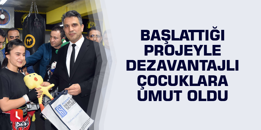 Başlattığı projeyle dezavantajlı çocuklara umut oldu