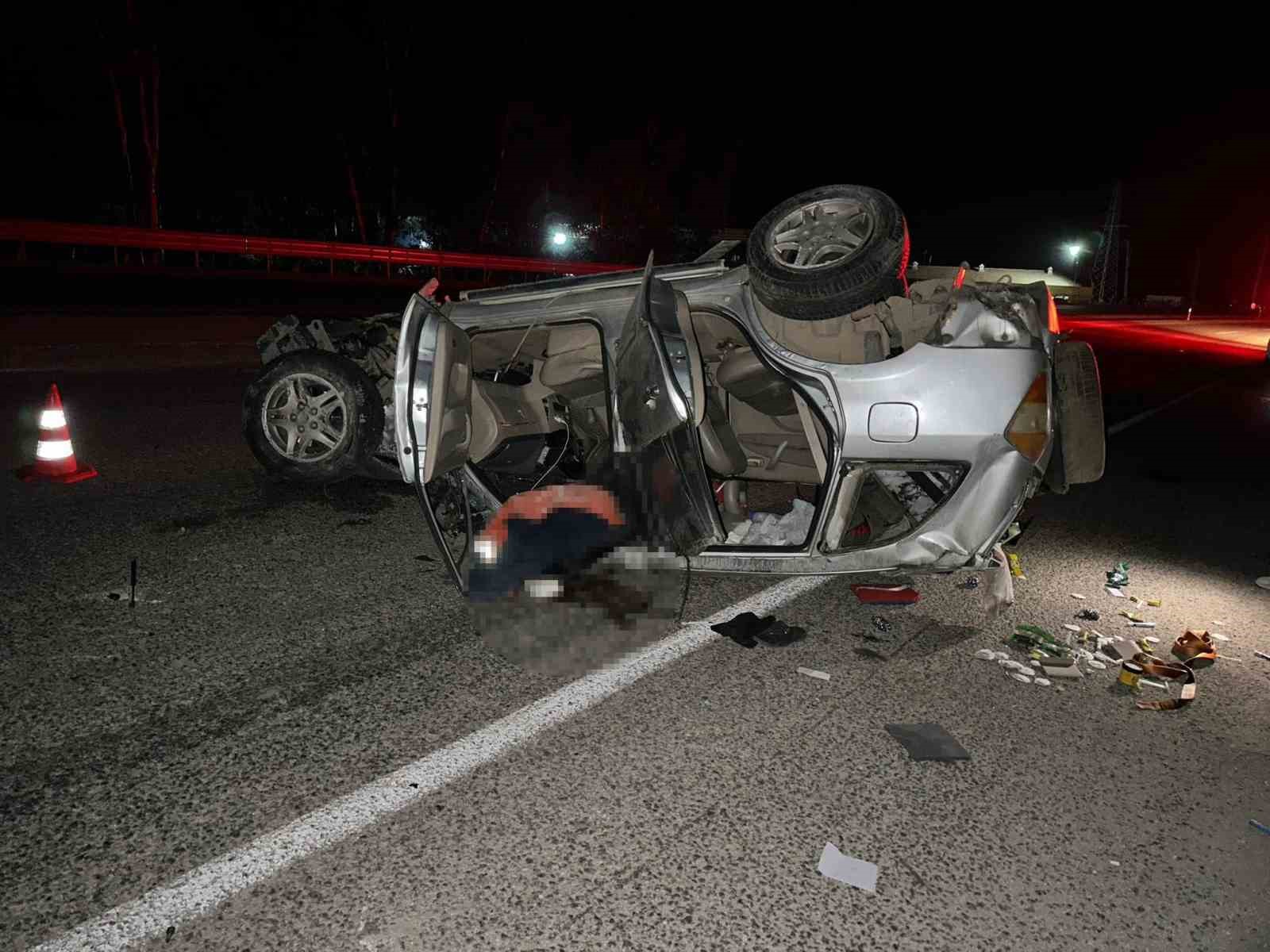 Adana’da kontrolden çıkan cip takla attı: 1 kişi öldü