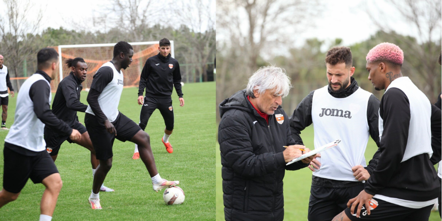 Adanaspor, Sakaryaspor maçı hazırlıklarını sürdürdü