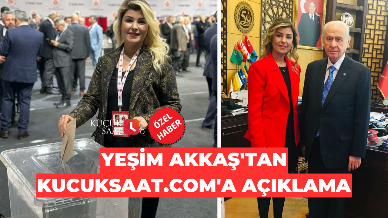 Yeşim Akkaş'tan kucuksaat.com'a açıklama