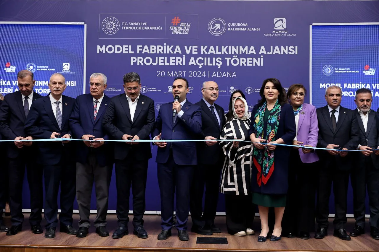 Adana’ya değer katacak model fabrika açıldı