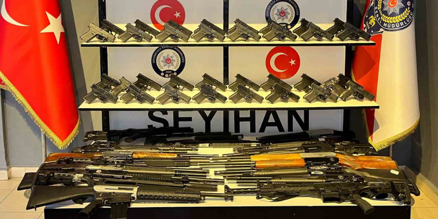 Adana’da ruhsatsız silah yakalatan 9 kişi tutuklandı