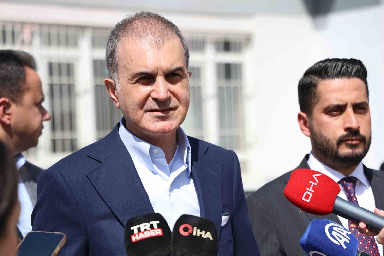 Ömer Çelik: “Rakip olabiliriz ama hasım değiliz”