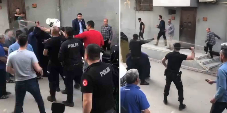 Adana'da muhtarlık seçimi sonrası çıkan kavgaya polisten müdahale