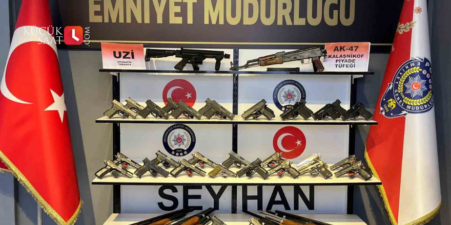 Seyhan polisi silaha geçit vermiyor