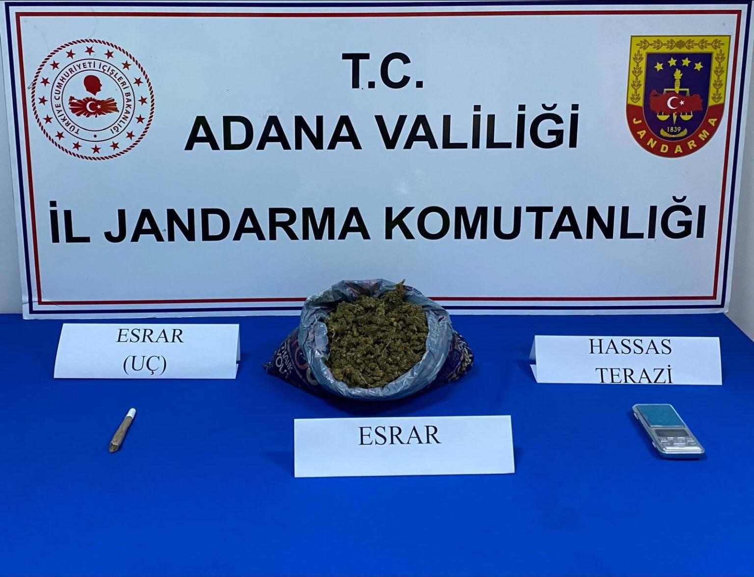 Pozantı'da uyuşturucu taciri 2 şüpheli yakalandı