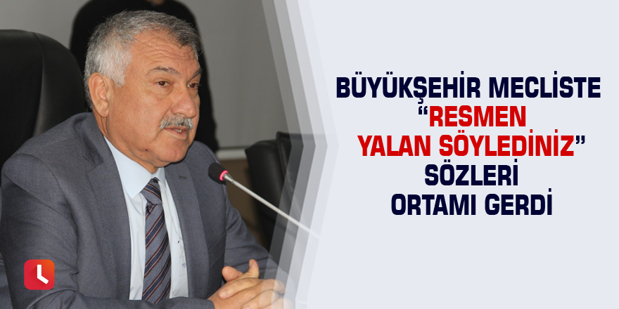 Adana Büyükşehir Belediye Meclisinde gergin anlar