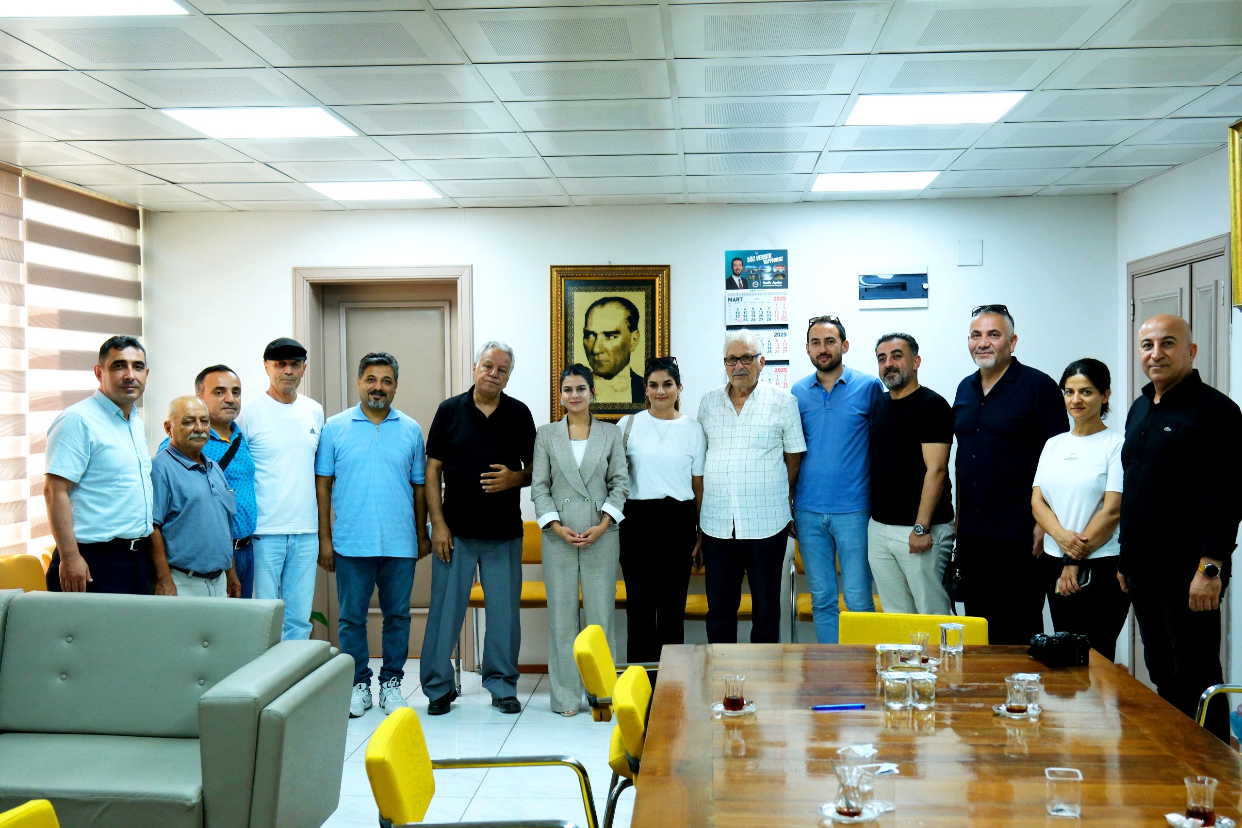 Ceyhan Belediyesi Başkan Vekili Yıldız Gazetecileri Ağırladı