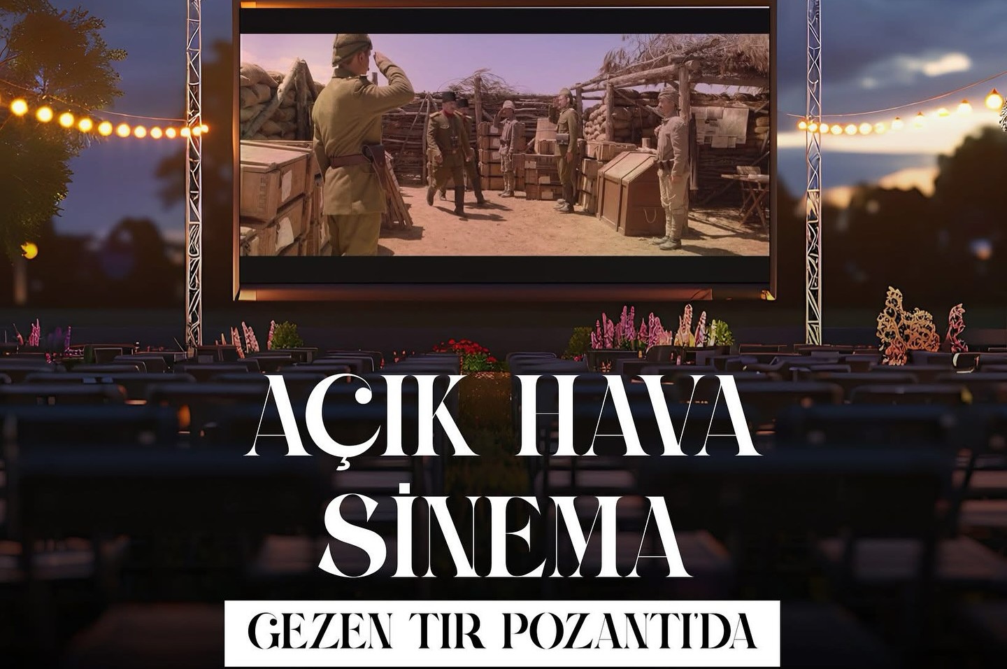 Pozantı’da açık hava sineması kurulacak