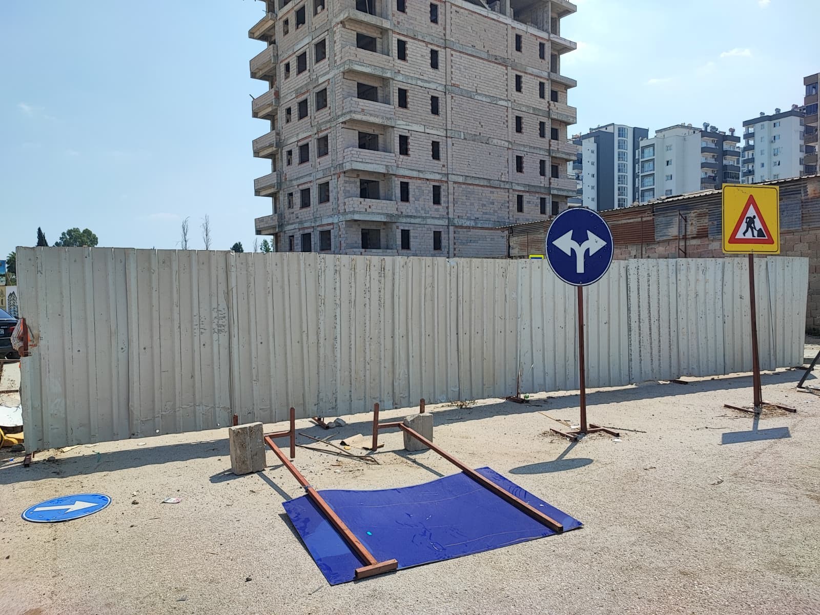 İnşaatını denetleyen müteahhit araç çarpması sonucu öldü