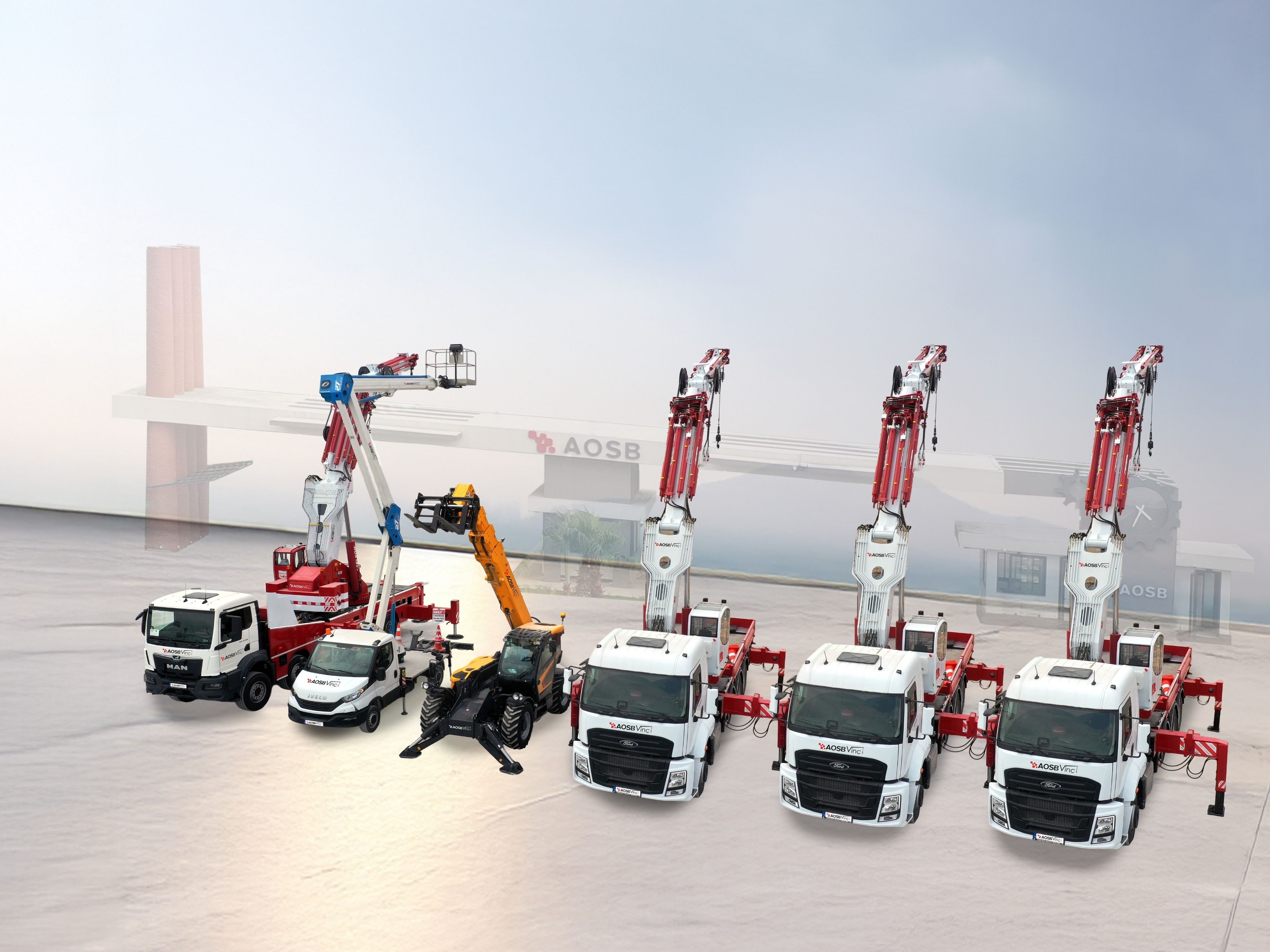 AOSB’den sanayicilere yeni hizmet: Vinç desteği başladı